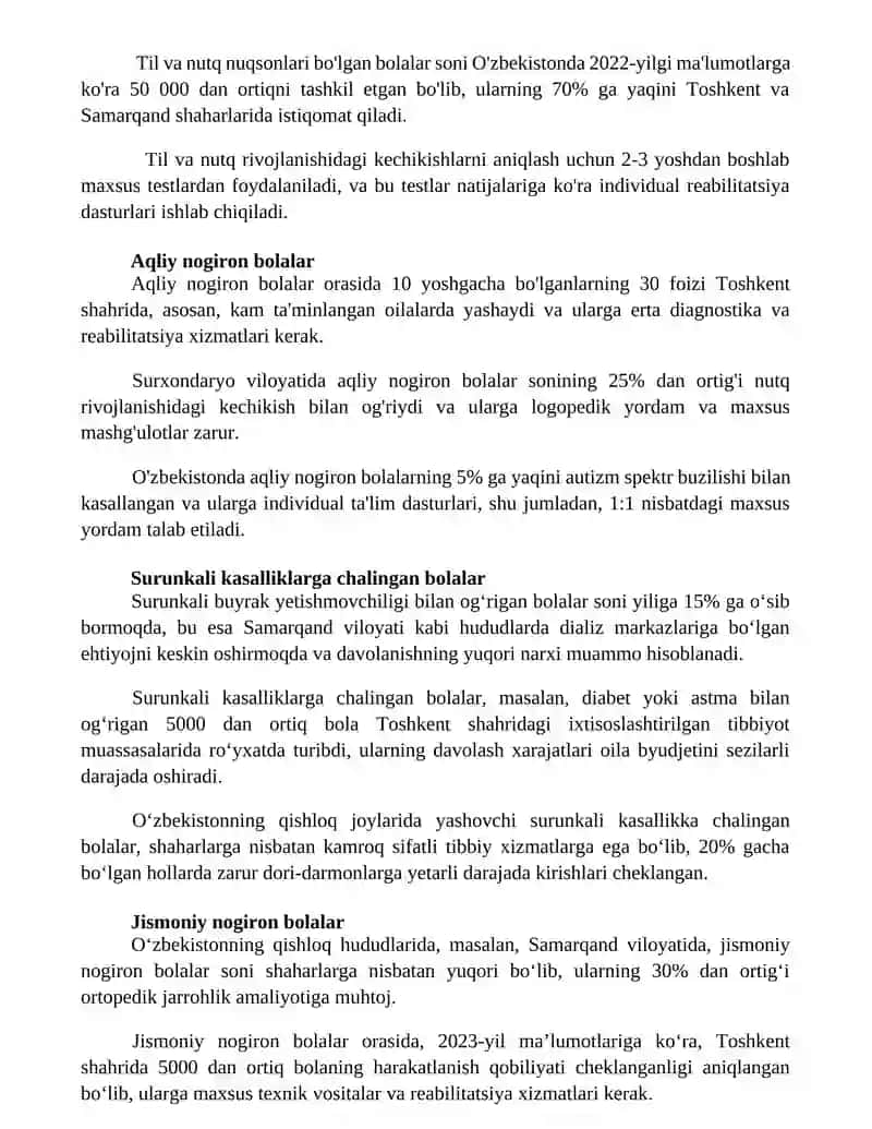 Maxsus yordamga muhtoj bolalar 3