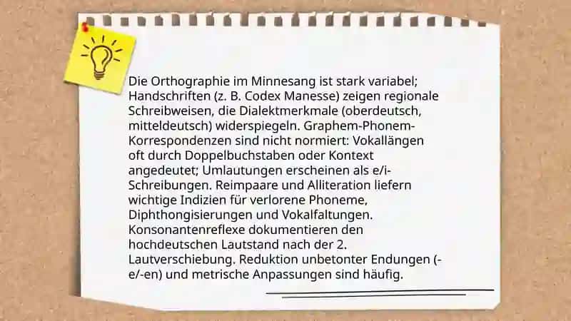 Der Minnesang als sprachgeschichtliche Quelle 3