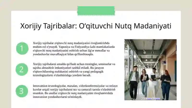 Xorijiy tajribalar oʻqitishning samarador usullari 3