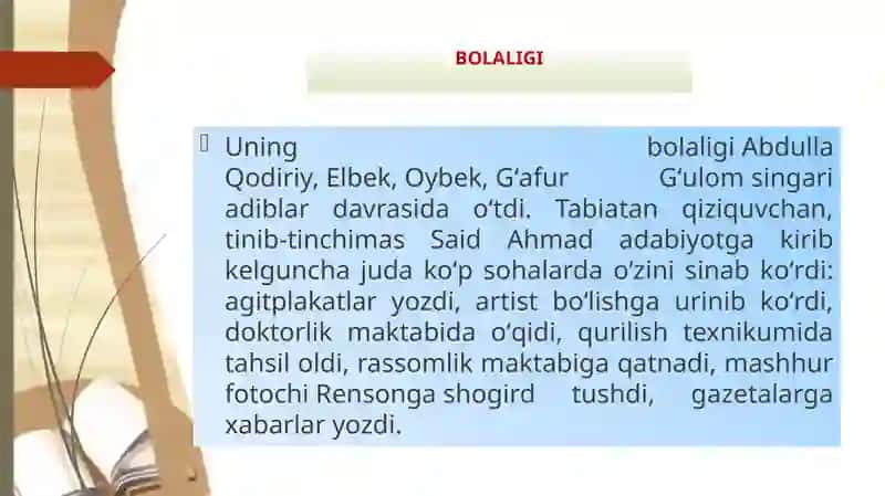 Said Ahmad hayoti va ijodi 3