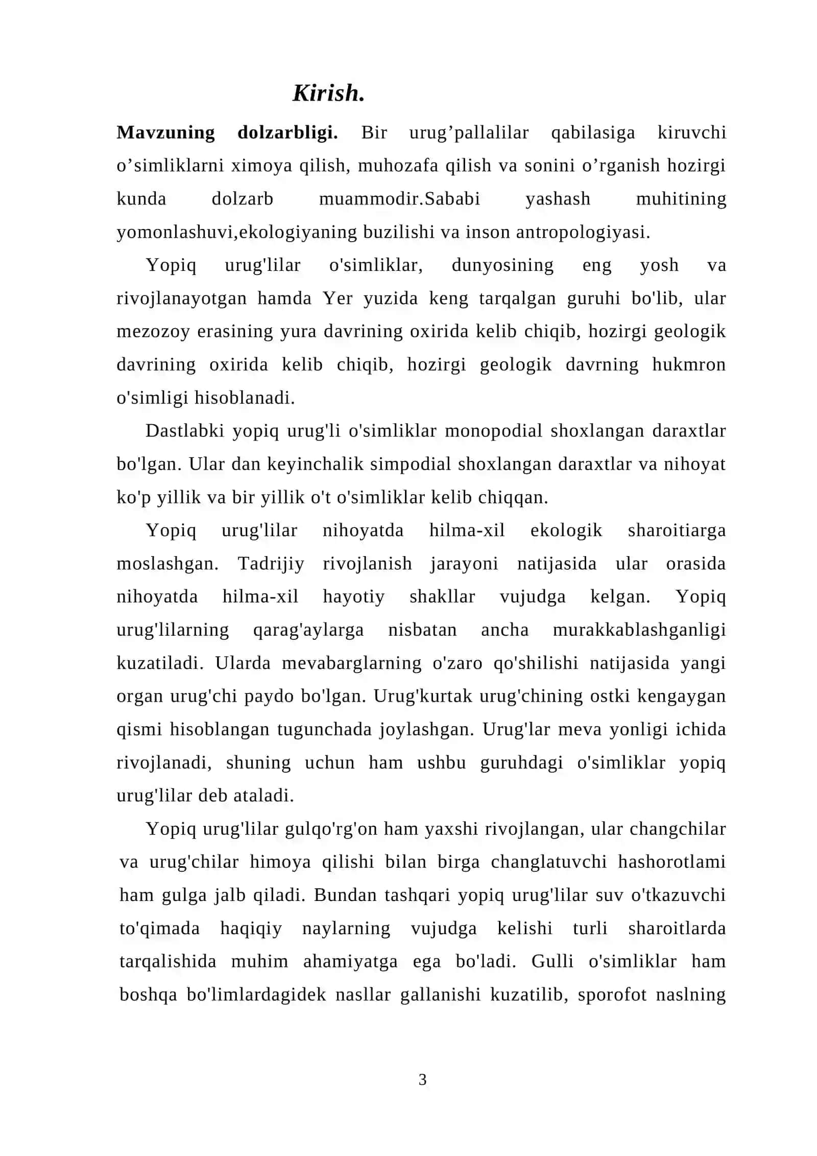 Bir urug’ pallalilar sinfi 3