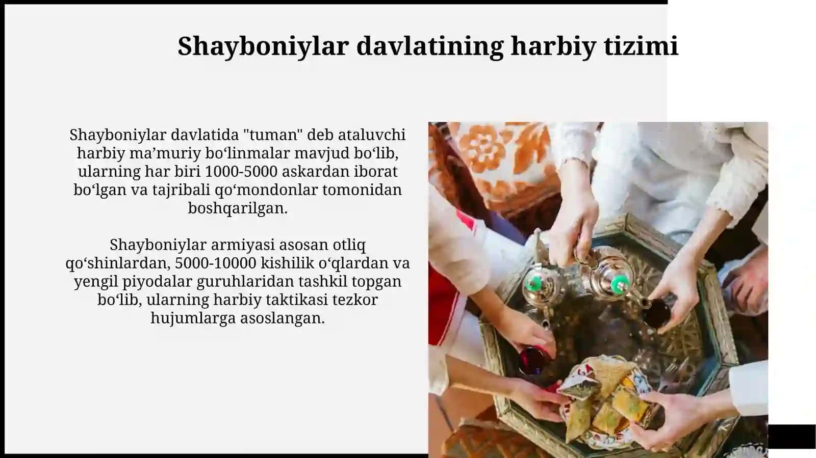 Shayboniylar davlatining harbiy tizimi 3