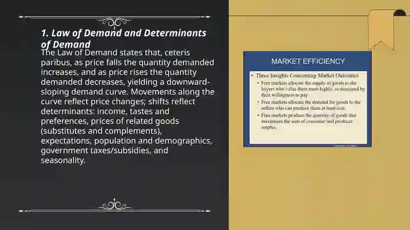 Fundamental principles of economics supply demand and market efficiency 3