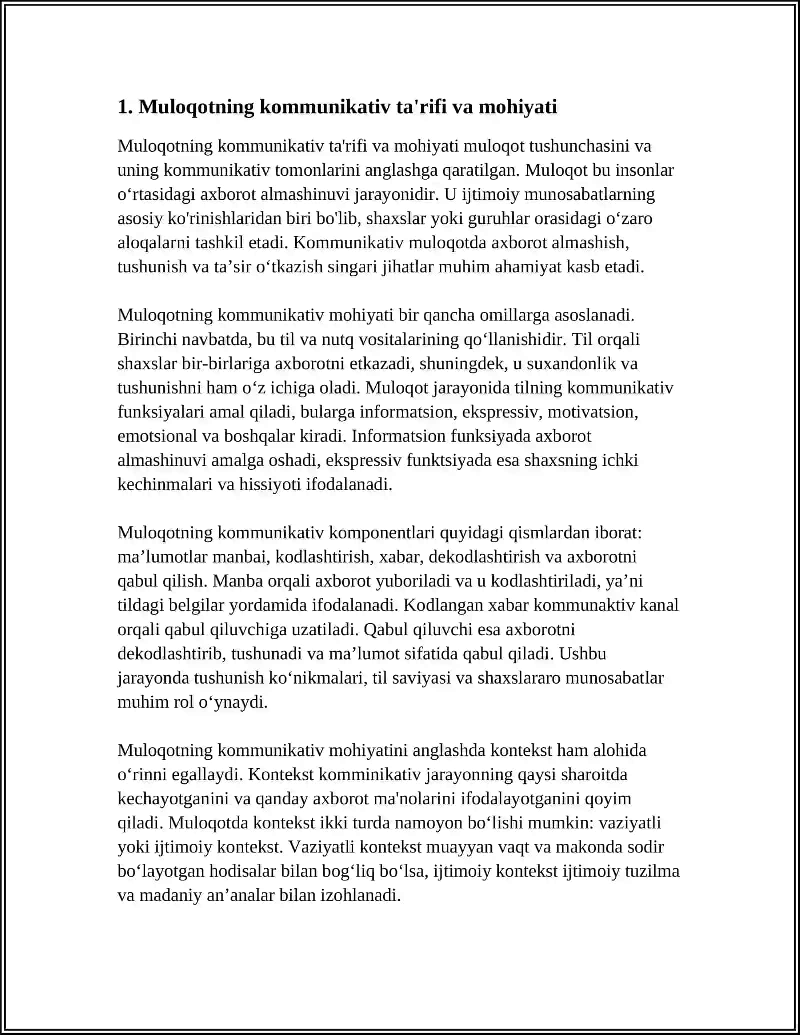 MULOQOTNING KOMMUNIKATIV TOMONI 3