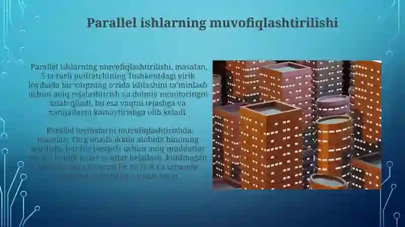 Qurilishni parallel va ketma-ket usulda tashkil etish asoslari 3