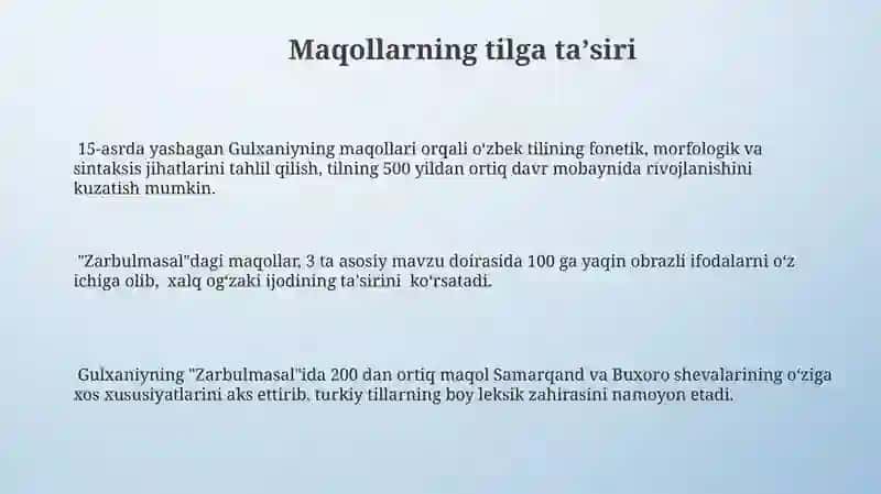 Zarbulmasal 3