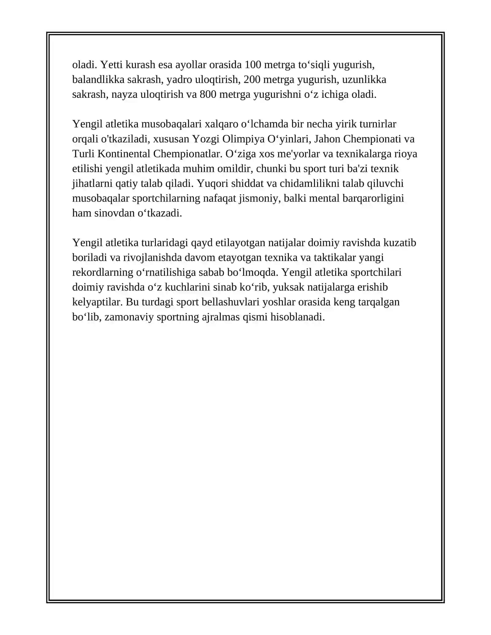 YENGIL ATLETIKA VA UNING TURLARI 3