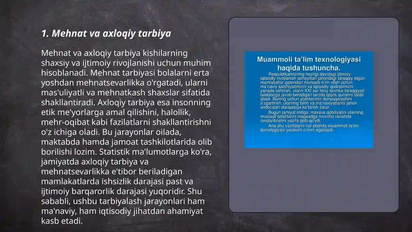 Mutafakkirlar merosida mehnat tarbiyasi 3