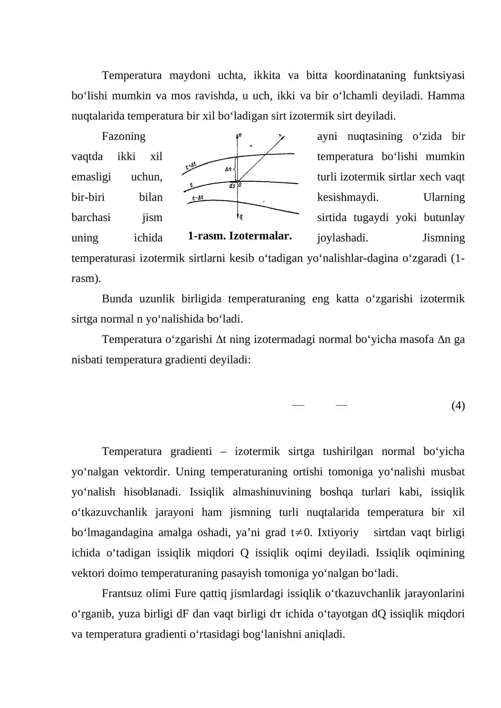 Issiqlik o‘tkazuvchanlik 3