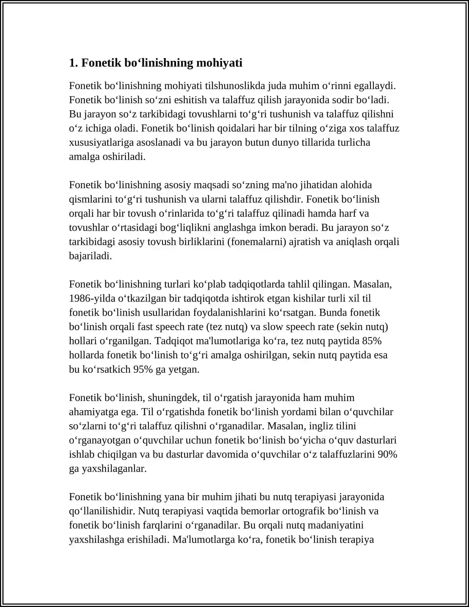 NUTQNING FONETIK BOʻLINISHI 3