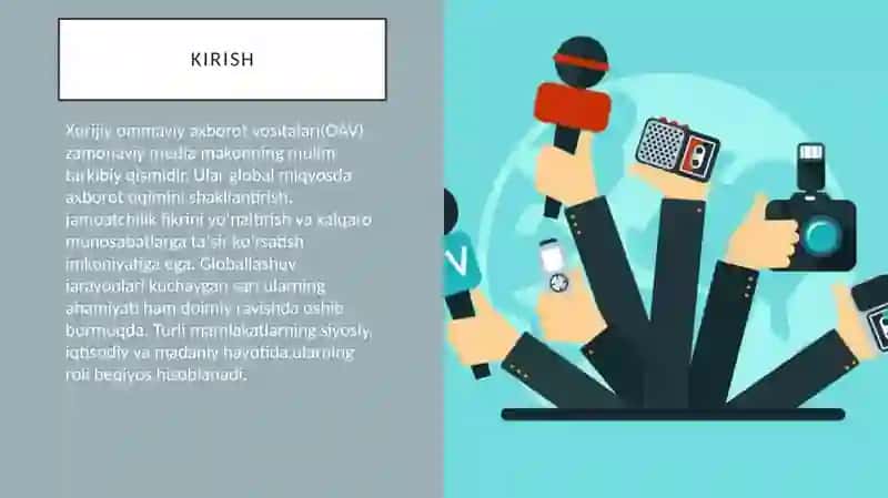 Xorijiy OAVning media makondagi oʻrni 3