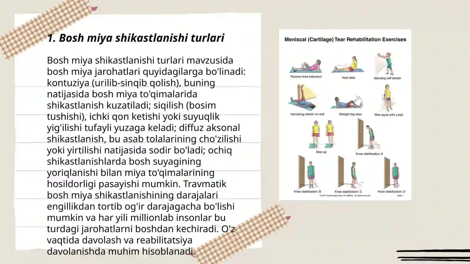 Bosh miya shikastlanishlarida reabilitatsiya uslubi 3