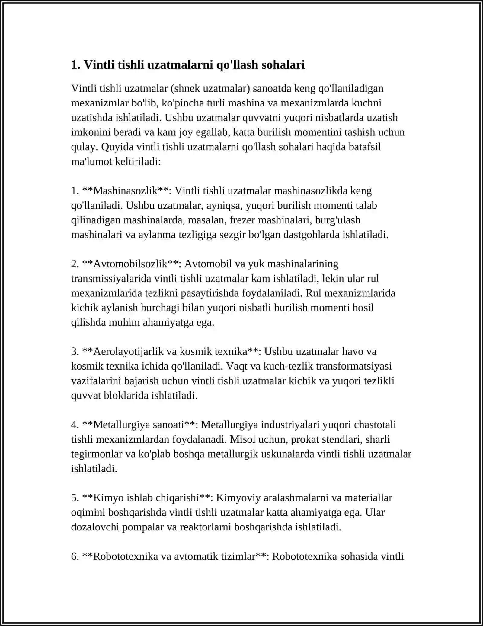VINTLI TISHLI UZATMALAR 3