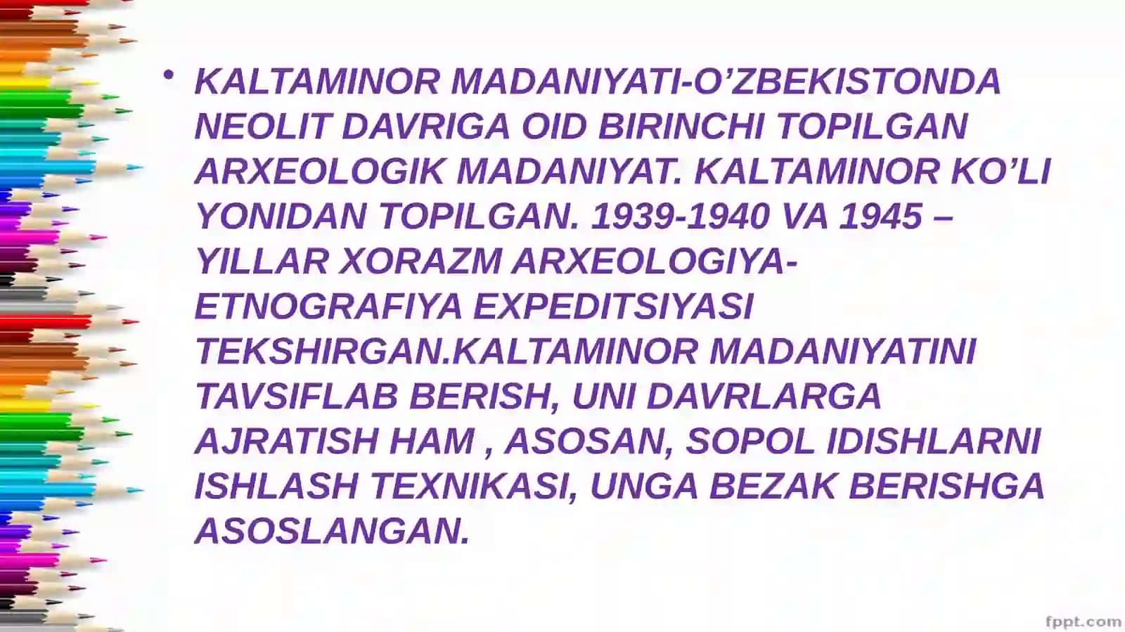 KALTAMINOR MADANIYATI 3