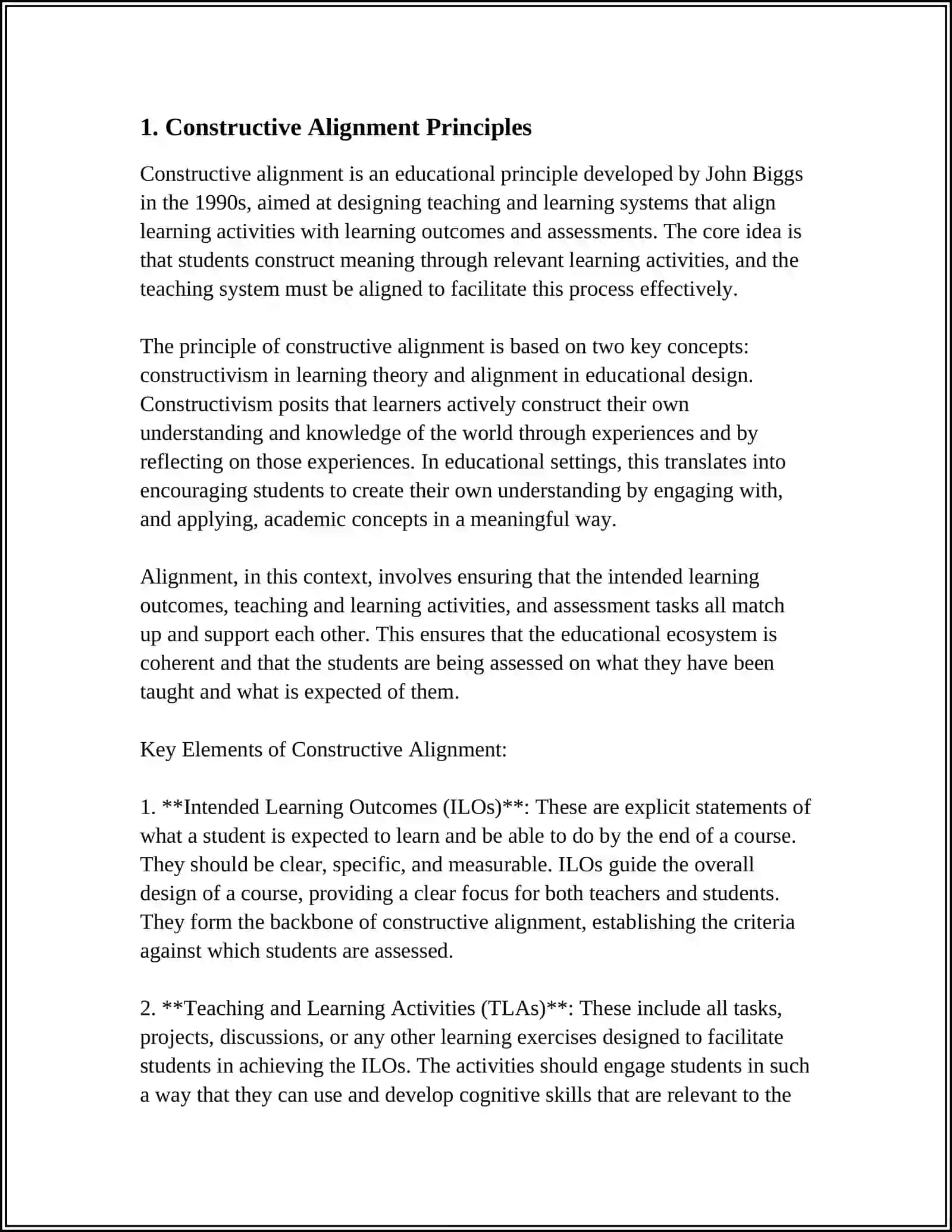 Constructive Alignment Principles 3