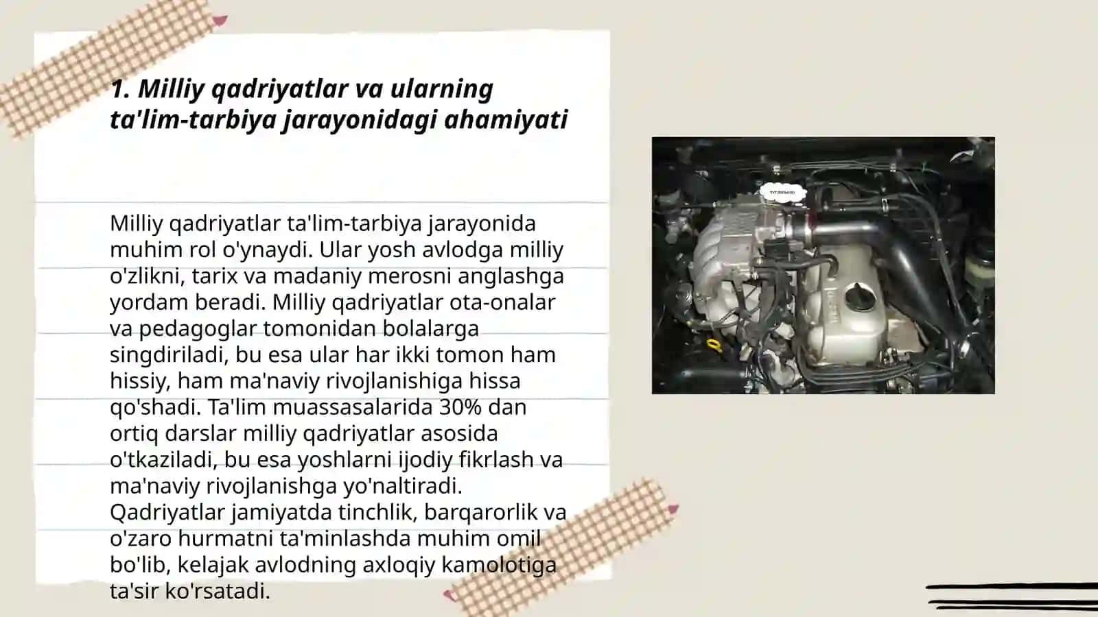Ta'lim-tarbiya jarayonida milliy qadriyatlarning oʻrni 3