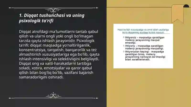 Diqqat haqida tushuncha 3