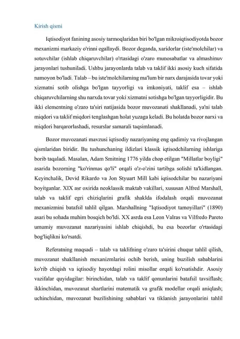 Bozorda talab va taklif muvozanati 3