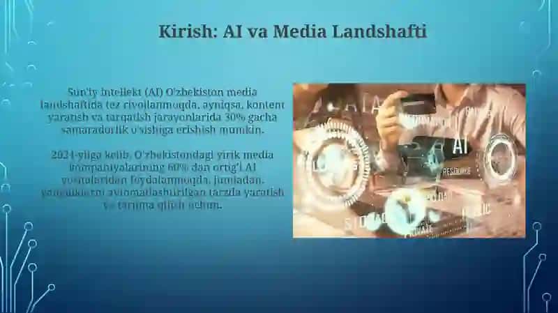 Sun'iy intellektning mediaindustriyasidagio'rni 3