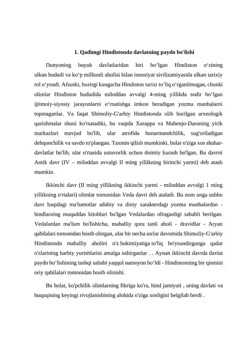 Qadimgi Hindiston davlati va huquqi 3