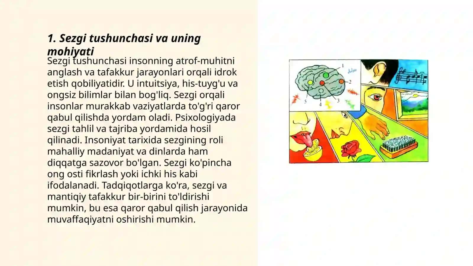Sezgi turlari va uning qonuniyatlari 3