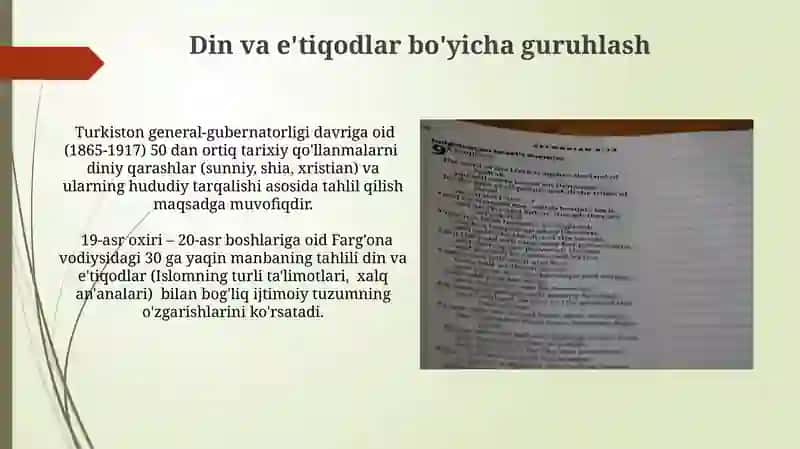 Tarixga oid qoʻllanmalarni guruhga boʻlish prinsiplari 3