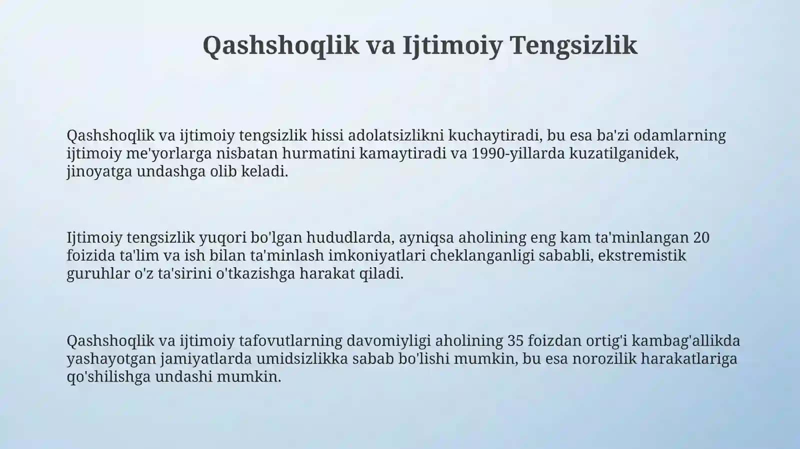 Qonunbuzarlikka undovchi sabablar 3