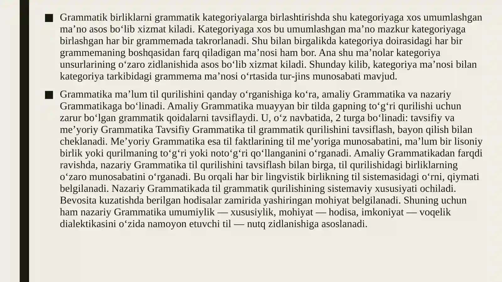 Grammatika va uning turlari 3