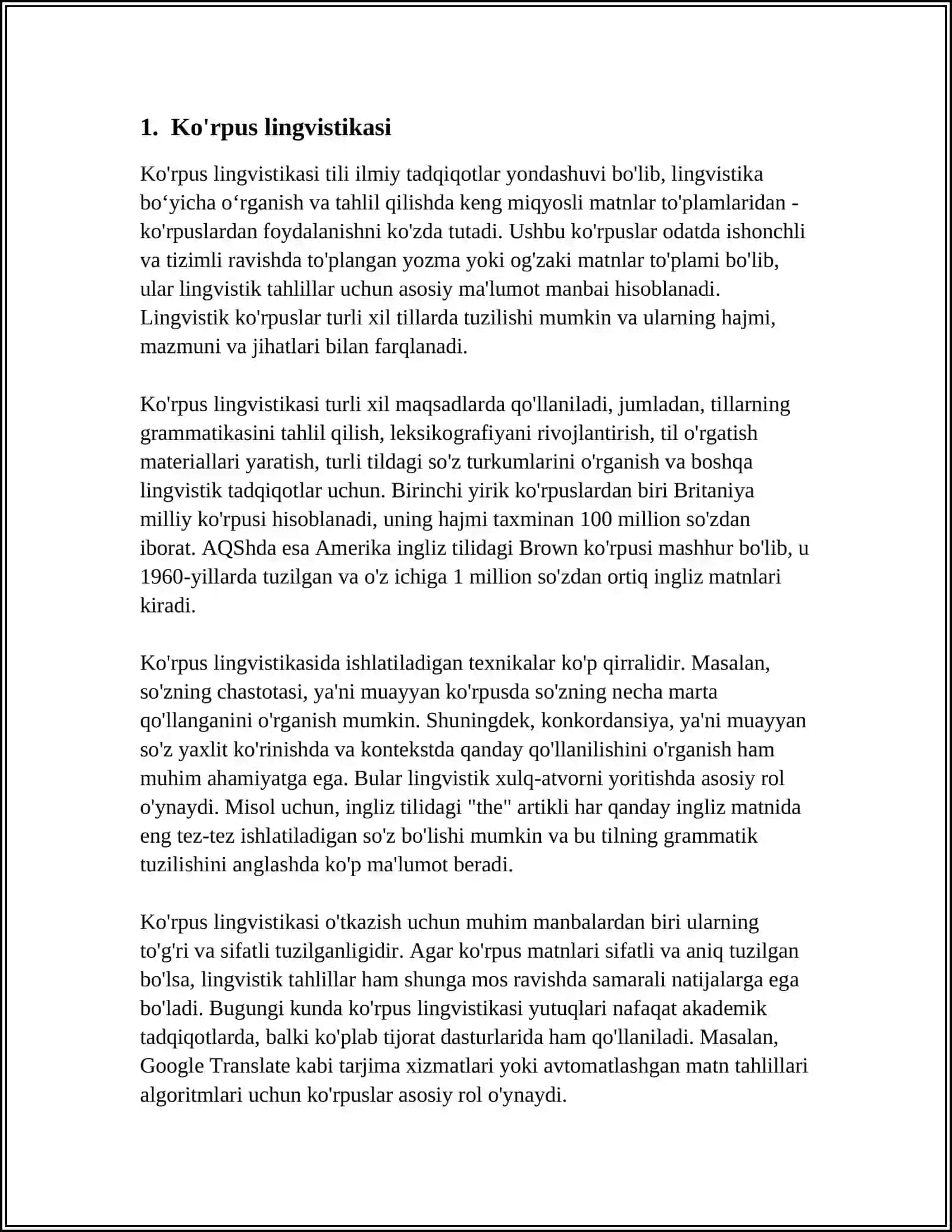 KO'RPUSNING GRAMMATIK SHAKLLAR QIDIRUVI 3