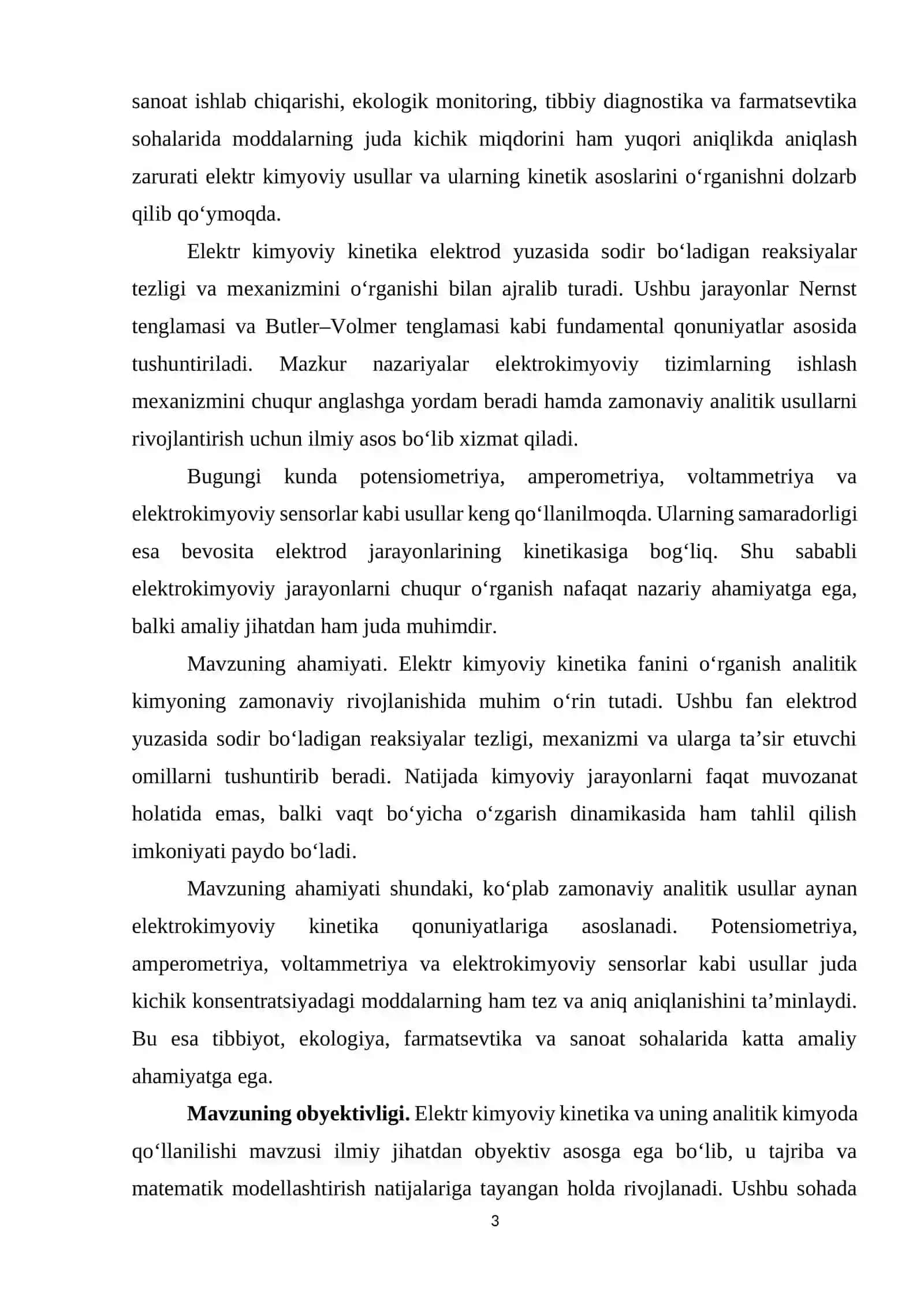 BOB. ELEKTR KIMYOVIY KINETIKANING NAZARIY ASOSLARI 3
