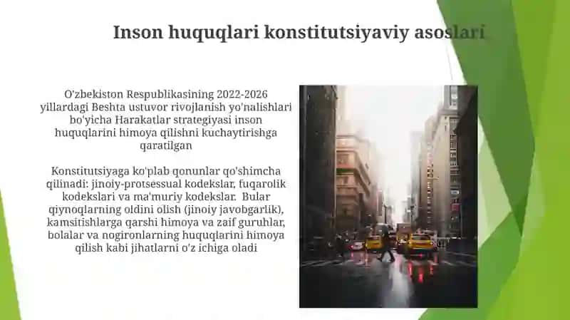 Inson huquqlari konstitutsiyaviy asoslari 3