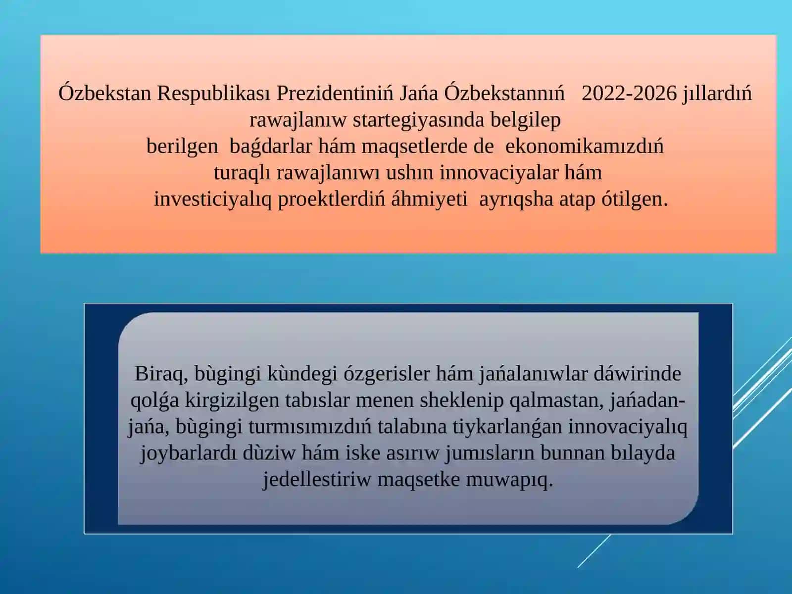 Ekonomika bilim baǵdarınıń 4 - kurs studenti 3