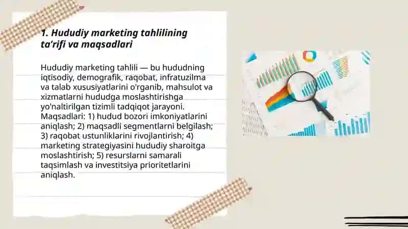 Hududiy marketing tahlili 3
