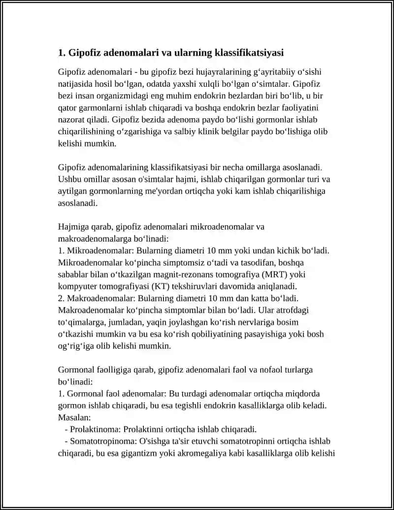 GIPOFIZAR GARMONLAR KASALIKLARI 3