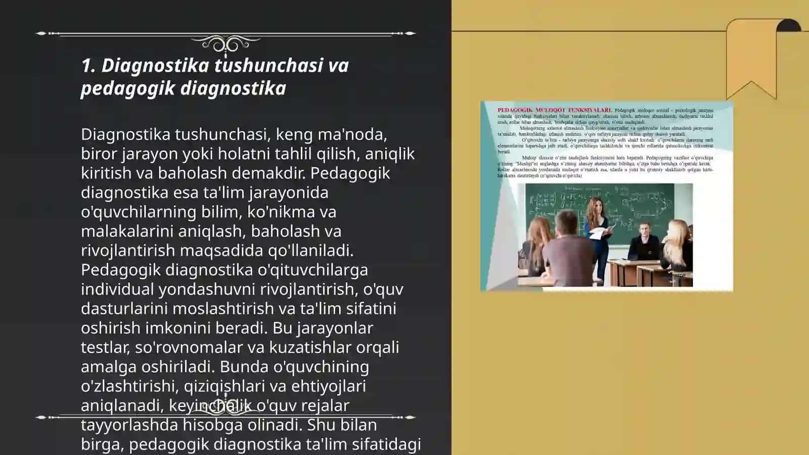 Pedagogik diagnostikaning asosiy funksiyalari va turlari 3