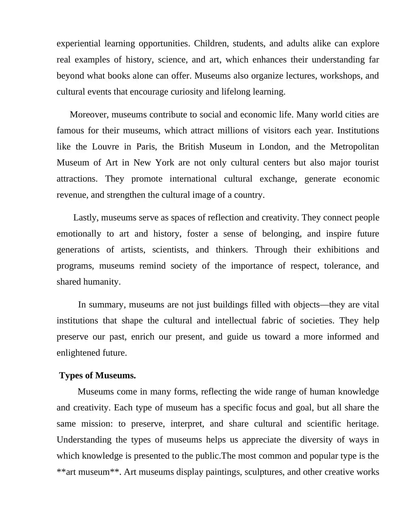 The Importance of Museums in Society 3