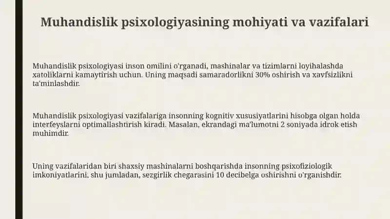 Muhandislik psixologiyasi 3
