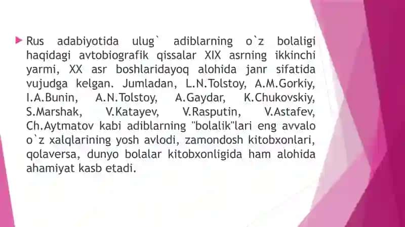 Avtobiografik va biografik qissalar 3