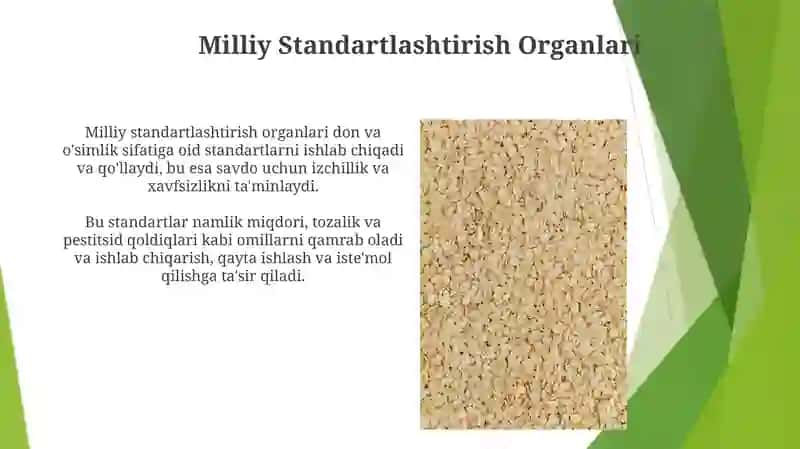 Gʻalla va oʻsimliklarni sitandartlashtirish 3