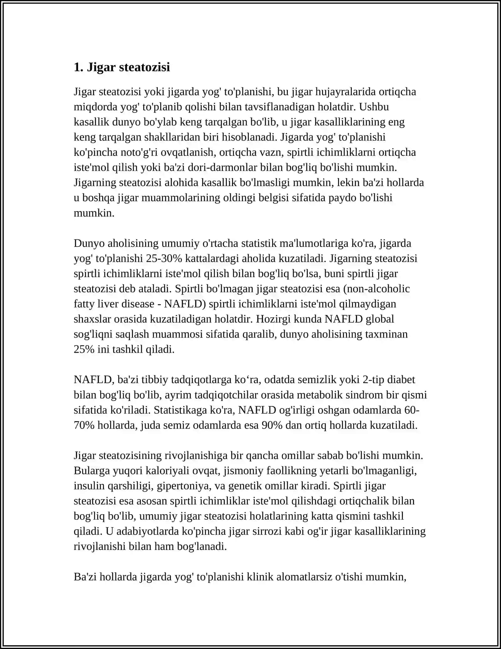 NASLDAN NASLGA O'TADIGAN KASALLIKLAR 3