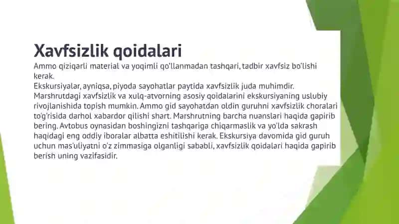EKSKURSIYANI TASHKIL ETISHDA MOLIYAVIY XAVFSIZLIK 3