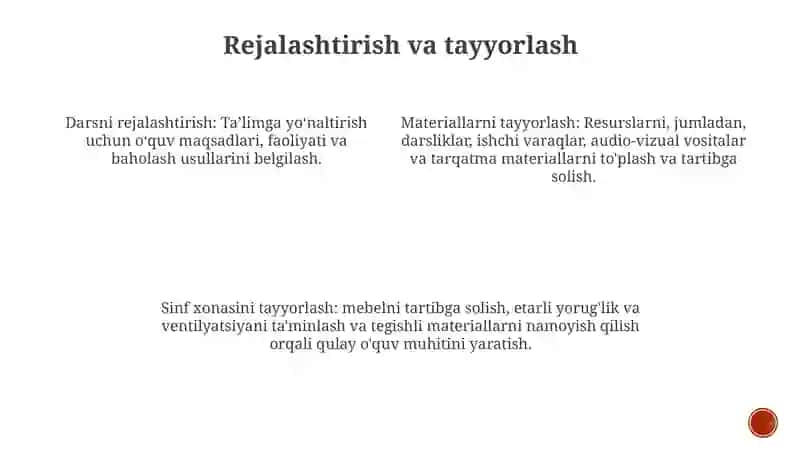 Amaliy Mashğulotlarga TayyorgarlikKórish 3