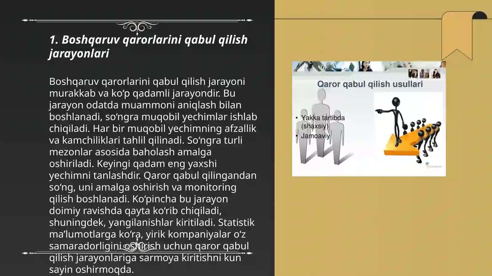Boshqaruv qarorlarini qabul qilish 3