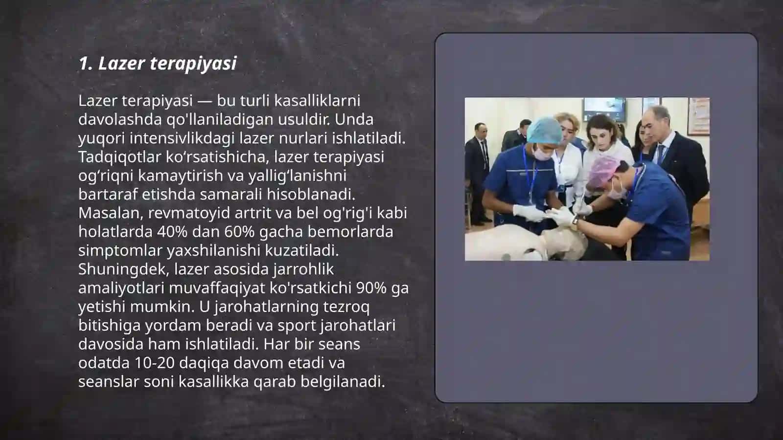 Lazerning tibbiyotda qo‘llanilishi 3