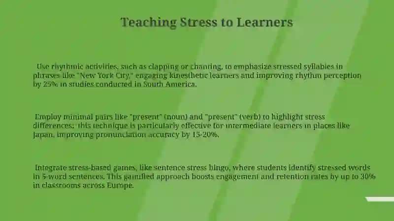 Stress in the English language 3