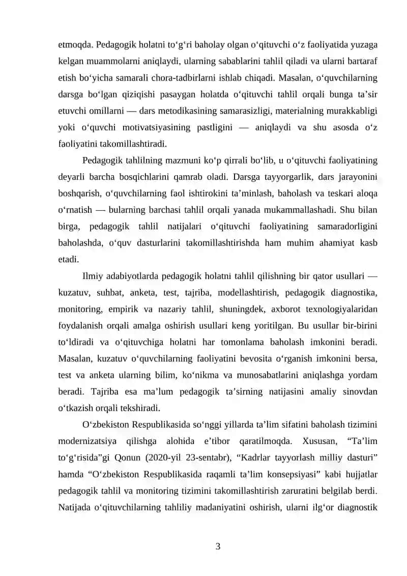 PEDAGOGIK HOLATNI TAHLIL QILISH USULLARI 3