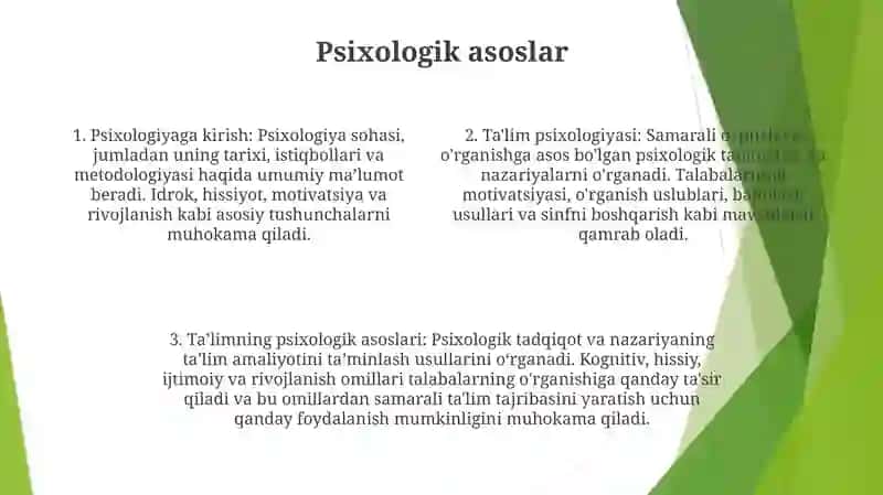 O'Qitiqishning Didaktik Asoslari 3