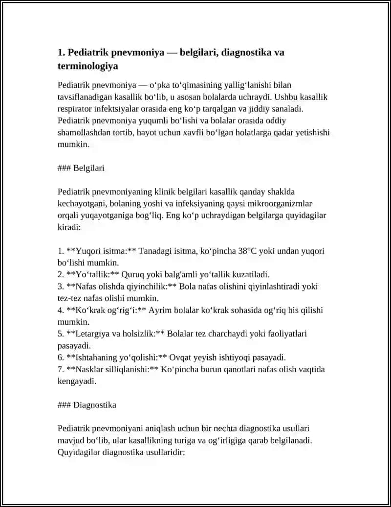 COMMON PEDIATRIC DISEASES AND THEIR MEDICAL TERMINOLOGY 3