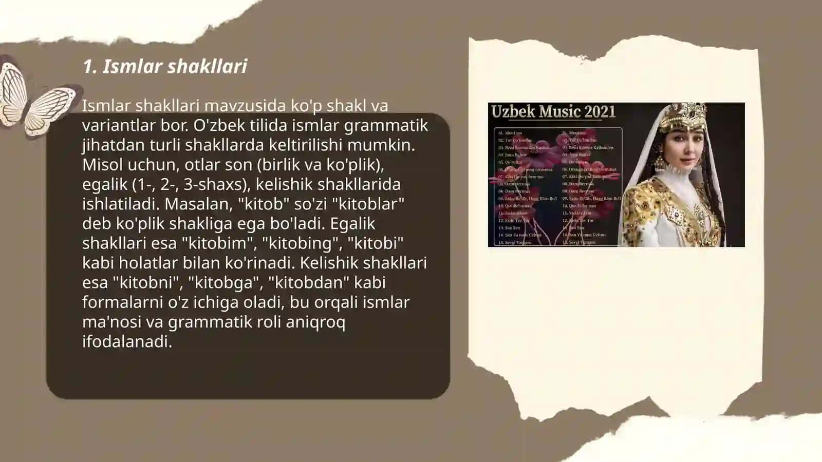 Oʻzbek tilida grammatik shakllar 3