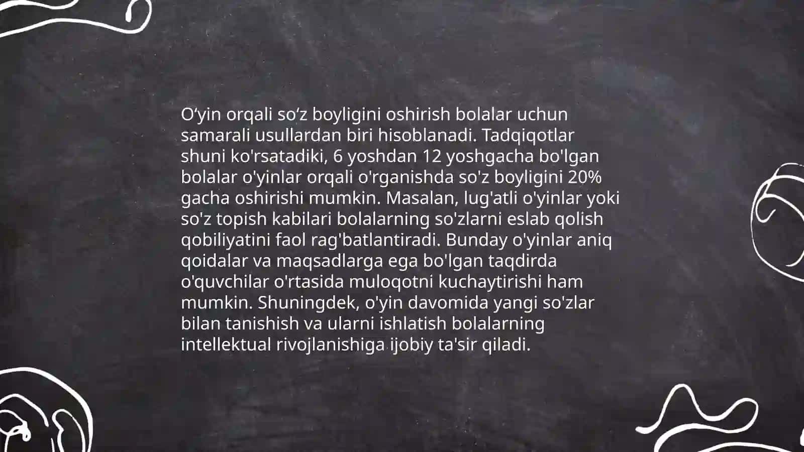 Oʻyinlar bo'yicha ingliz tilini o'rganish 3